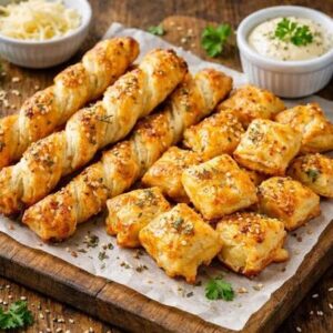 Feuilletés au Fromage Croustillants